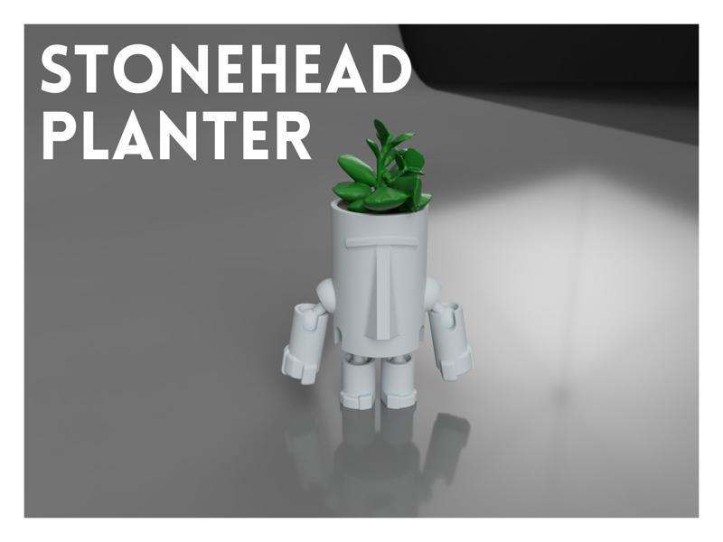 Stonehead Planter