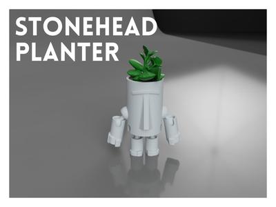 Stonehead Planter