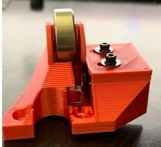 Ender 3 Filament Guide with KW12-3 filament runout sensor