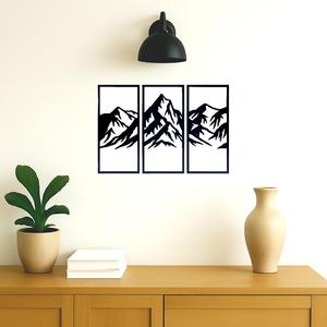 3-piece mountain wall decoration