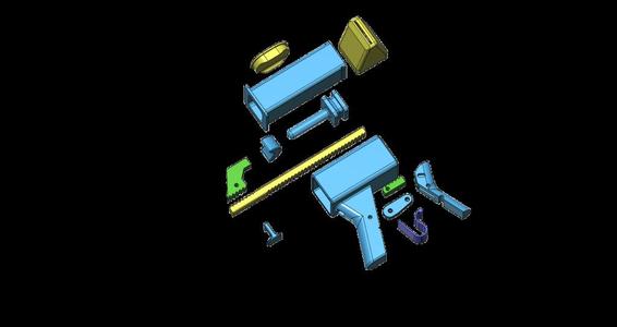 Breech Loading Caulking Gun