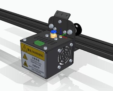 Original carrage - Anycubic mega X (3d model)