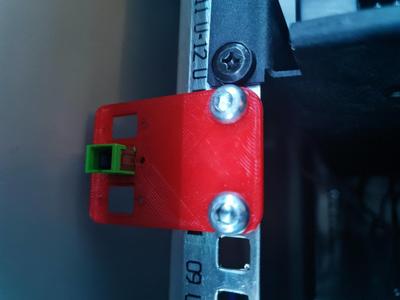1U Fibre Optic Coupler Bracket Mount