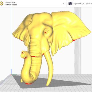 Elephant Head For Wall