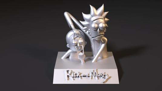 Figurine Rick and Morty