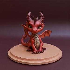 Dragon Cartoon Stl