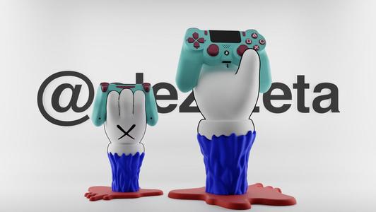 Kaws BFF Hand Controller Stand Play Station and Xbox