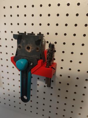 Pegboard mount Wolfcraft Meisterdübler