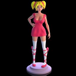 Adult DeeDee - Ready for 3D print