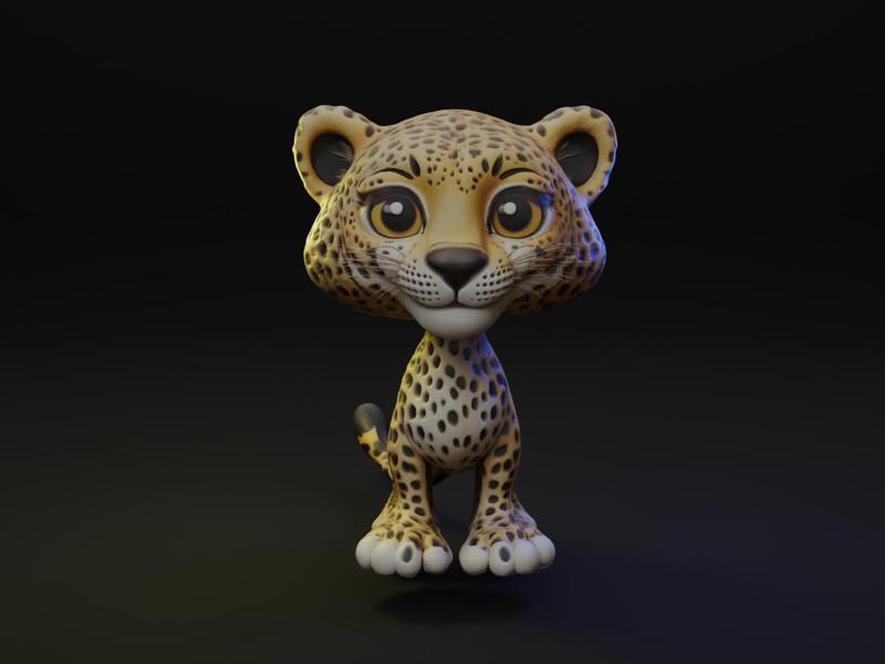 Leopard Cartoon Animal