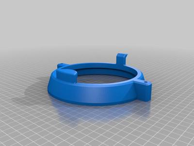 Daymaker adapter ring for Honda VTX semi-adjustable including STEP files