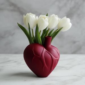Heart Vase for Unique Decor