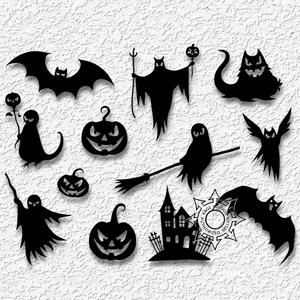 12 Halloween Charms Costume Jewelry Sets Party Fashion
