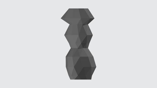 Vase Low poly 3D