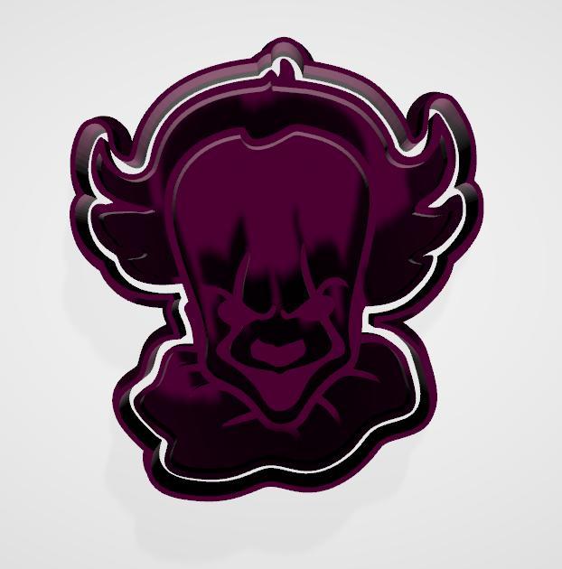 COOKIE CUTTER AND FONDANT HALLOWEEN CLOWN ESO