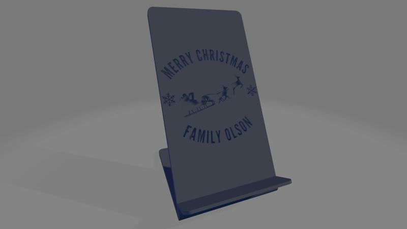Olson Family Christmas Phone Stand – The Perfect Holiday Gift!