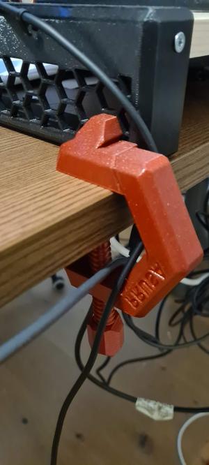 Clamp for desk riser