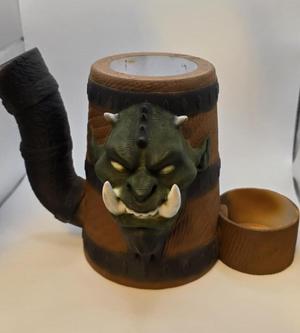 ORC Head Cozy dice tower