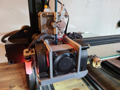 Micro Swiss CR10 Direct Extruder Dual Fan Shroud W/ BL Touch