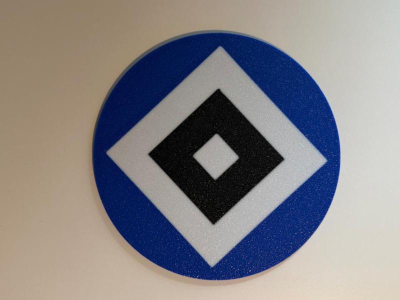 HSV Coaster - Beermat Hamburger Sport Verein
