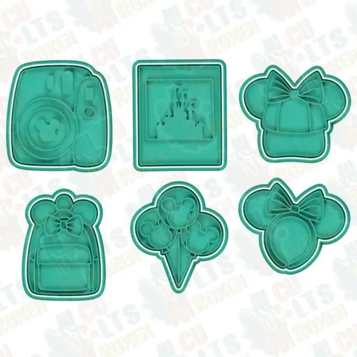 Disney cookie cutter set of 6