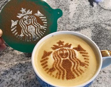 Perfect Starbucks Latte Art Stencil