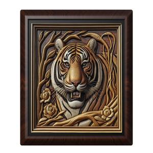 Tiger animal wall art relief wall decor