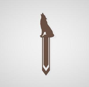 BOOKMARK / MARCAPÁGINAS / MARCAPÁGINAS / MARQUE-PAGE / WOLF / LOBO / DOG / PERRO / PERRO