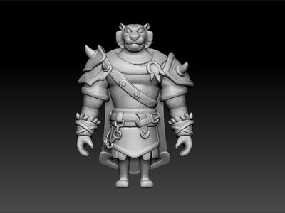 Tiger knight - tiger warrior