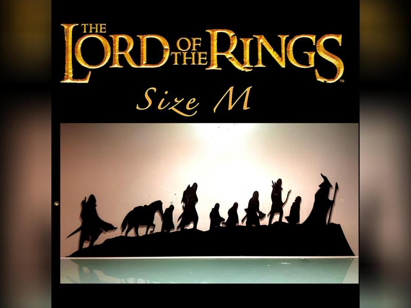 Lord of the rings wallart M (55cm)