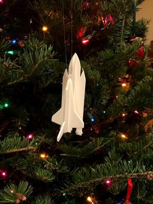Space Shuttle Kit Card Ornanment