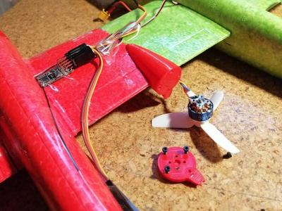 Twinhunter motor holder M2 9mm