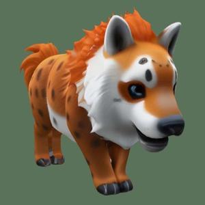 cartoon dog-like creature 3d modeling