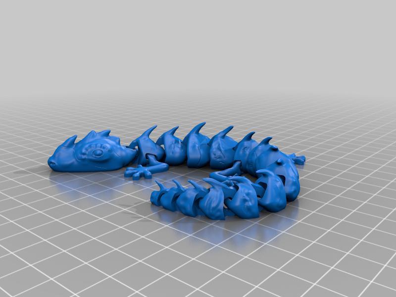 Articulated spiky Lizard