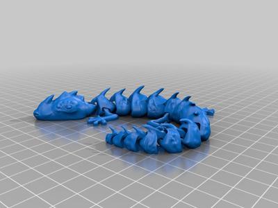 Articulated spiky Lizard