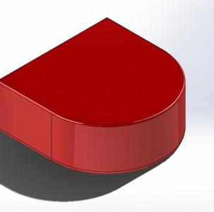 1x1 Tile half circle