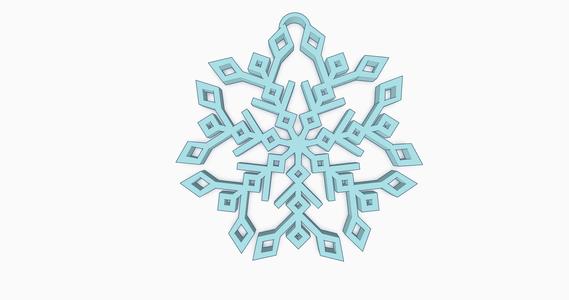 15-Point Snowflake Ornament