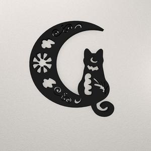 Moon Cat Wall Decoration WANISHI31