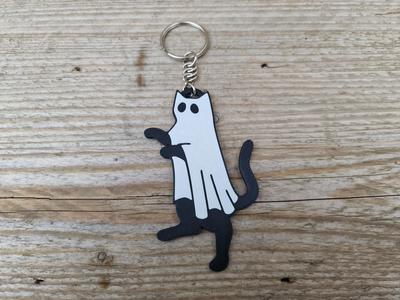 Cat Sheet Ghost 3 Keyring No AMS 