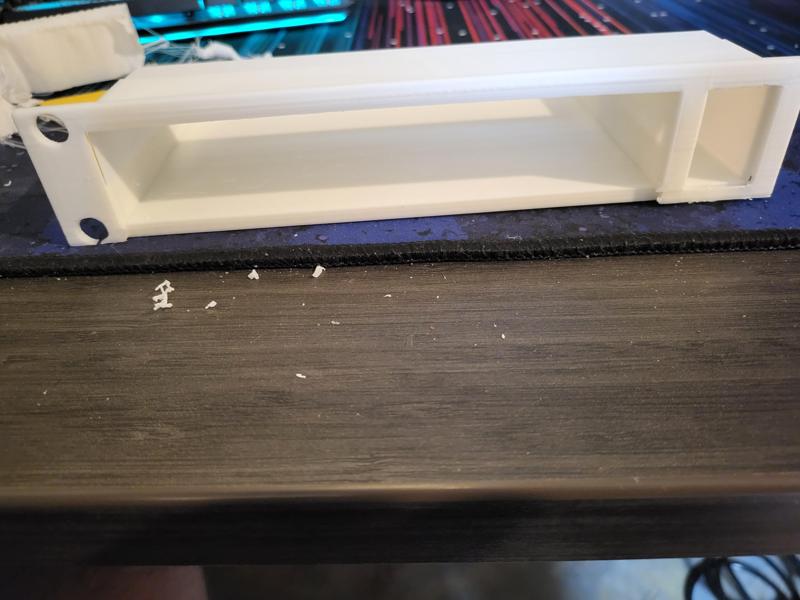 Unifi 8 Lite POE (USW-Lite-8-POE) 1U Rack Mount with cable channel (Needs work)