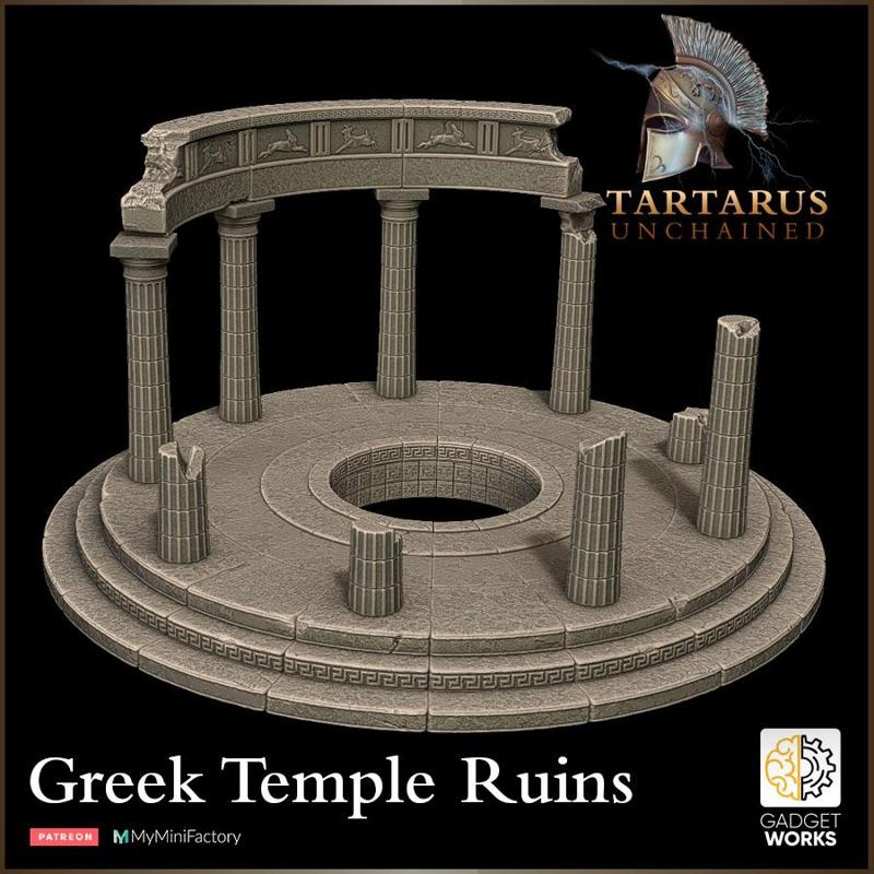 Greek Temple and Ruins - Tartarus Unchained
