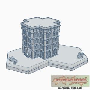 Gothic Building 55 Hex Map Scale HMSG055