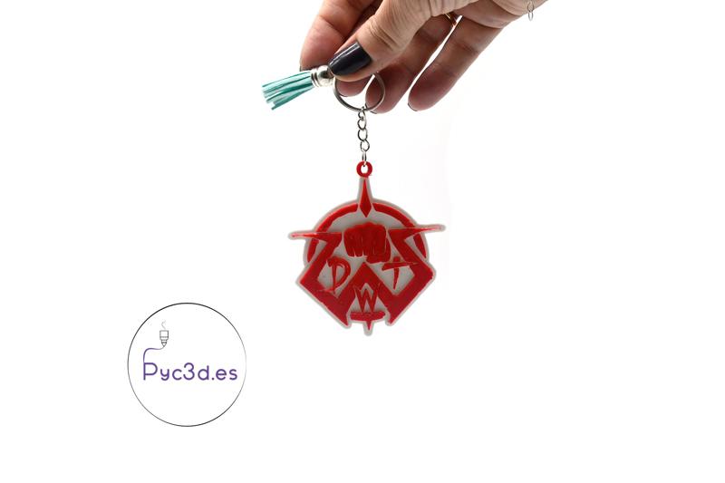 DOGFIGHT WILD TOURNAMENT KEYRING