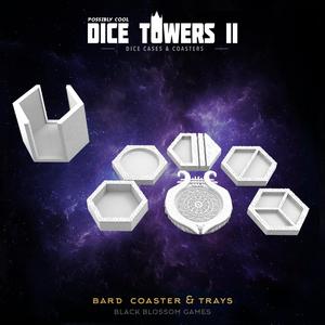 TC08 Bard Coaster & Trays :: Possibly Cool Dice Tower 2
