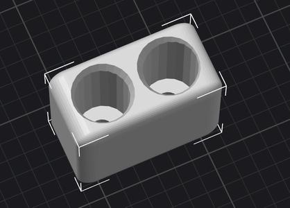 Dual E-Cig desk holder