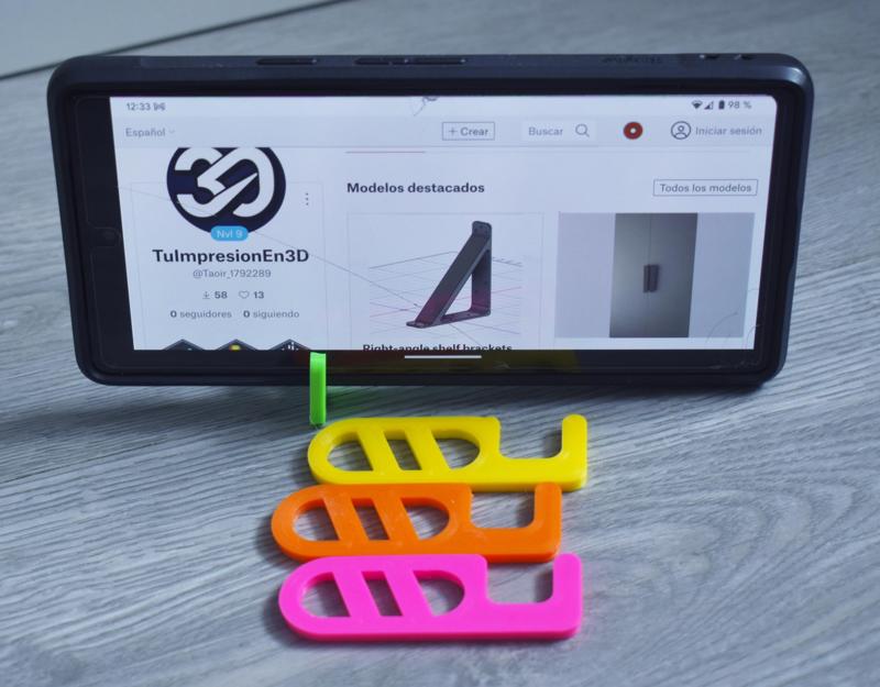 Simple keychain mobile support | Soporte de mobil simple