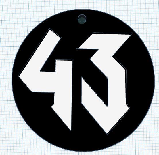 43 ken block keychain