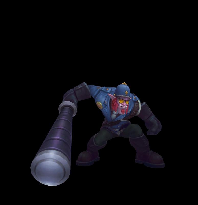 Constable Trundle League of Legends 3D print model