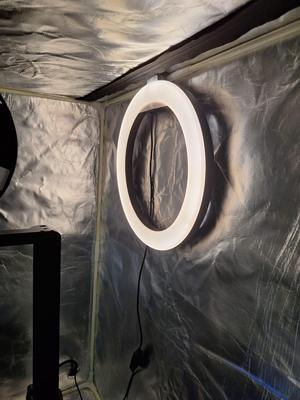 Ring Light Clip - Holder - Support to enclosure