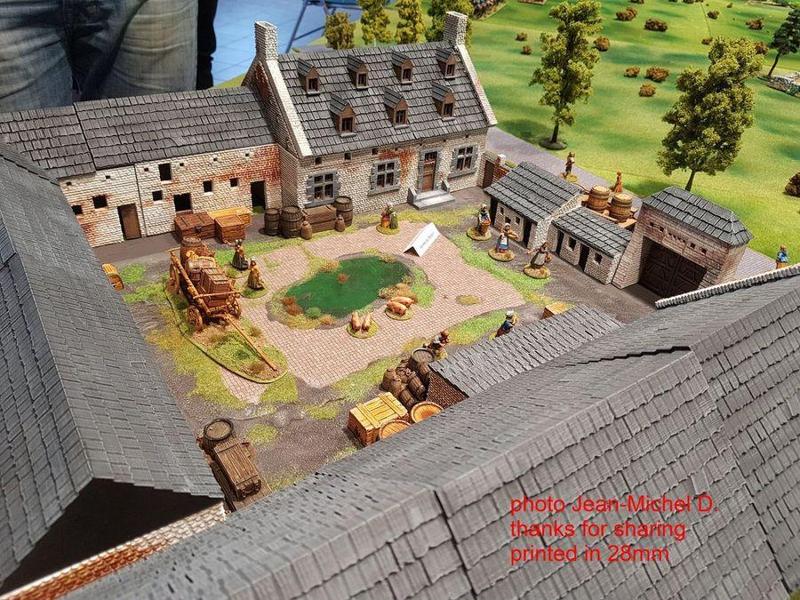 Waterloo La Haye Sainte STL files